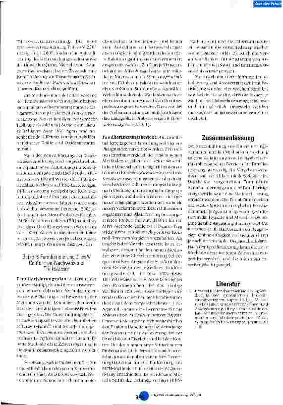 Vorschauseite 5: Methodenumstellung in einem akkreditierten hygienisch-mikrobiologischen Labor