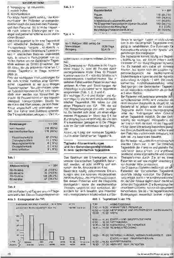 Vorschauseite 2: Die tagesklinische Behandlung im Alter