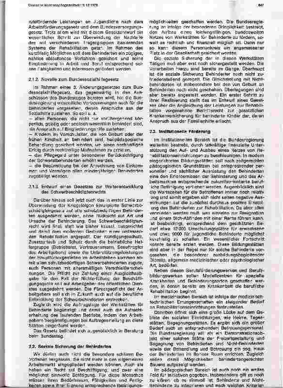 Vorschauseite 3: Rehabilitation - eine Aufgabe der Gemeinschaft