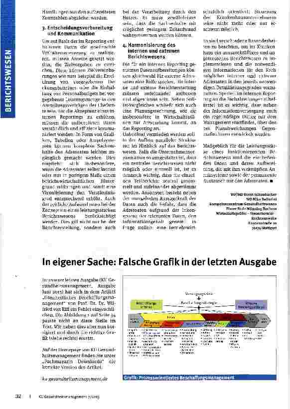 Vorschauseite 3: Berichtswesen auf dem Prüfstand