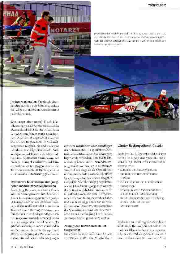 Vorschauseite 2: Patientendaten schneller als der Heli