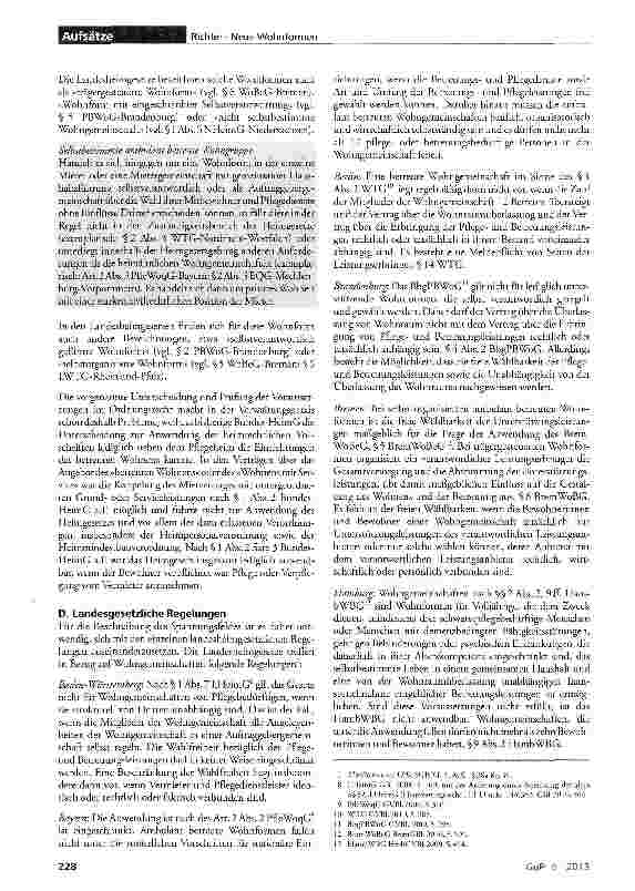 Vorschauseite 3: Die Wohngemeinschaften und Wohngruppen im Spannungsfeld von Ordnungsund Leistungsrecht