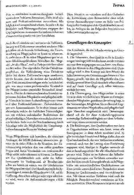 Vorschauseite 2: Pflegequalität ohne Prüfungsangst Ein Konzept zur Selbstbewertung