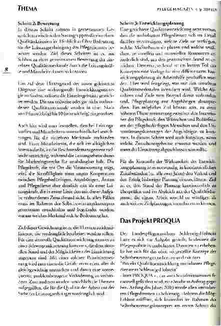 Vorschauseite 5: Pflegequalität ohne Prüfungsangst Ein Konzept zur Selbstbewertung
