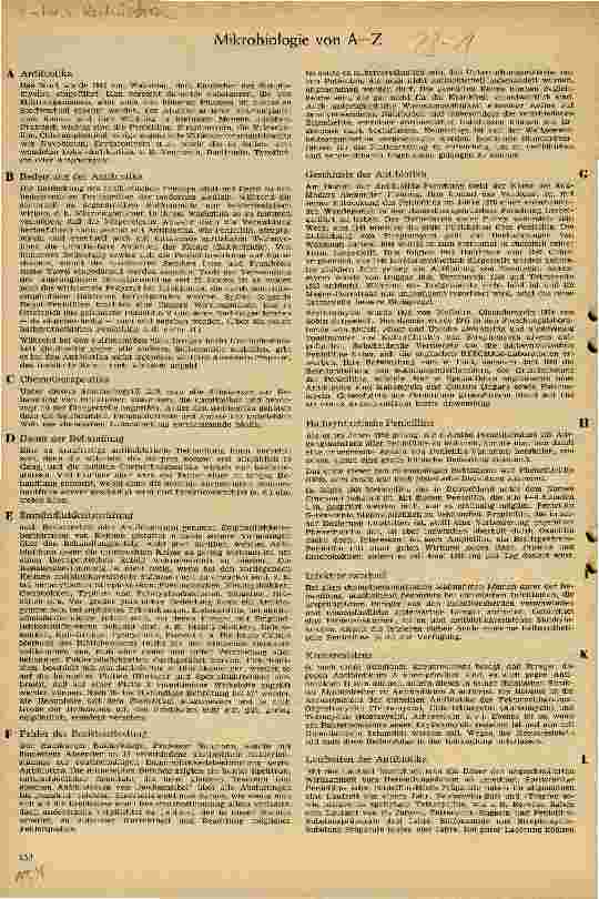 Vorschauseite 1: Mikrobiologie von A-Z