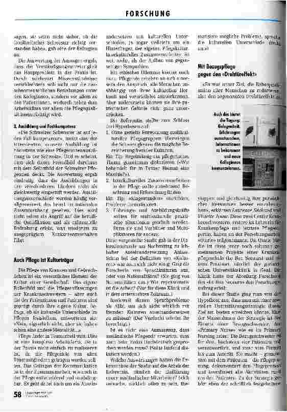 Vorschauseite 3: Gegen Monotonie und Stillstand 10. SBK-Forschungstagung