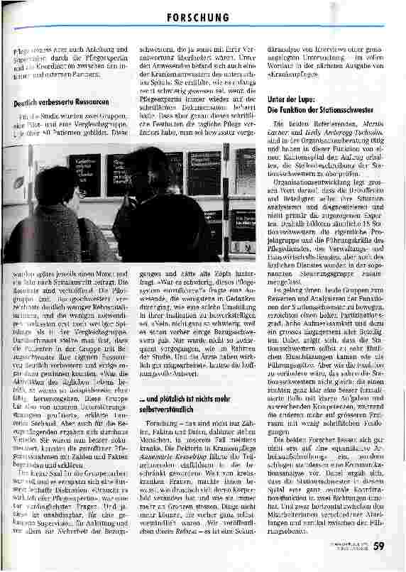 Vorschauseite 4: Gegen Monotonie und Stillstand 10. SBK-Forschungstagung