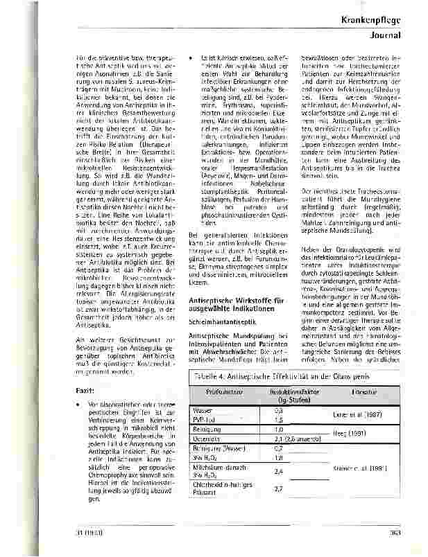 Vorschauseite 4: Was versteht man unter klinischer Antiseptik