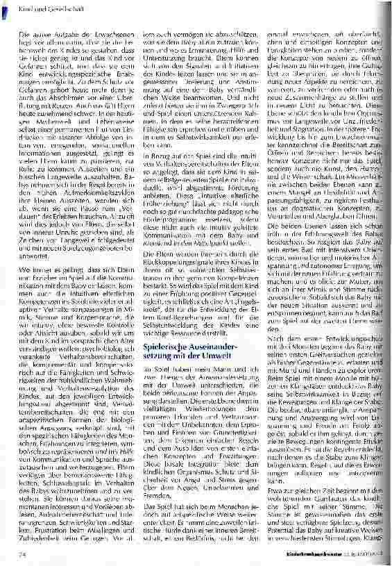 Vorschauseite 3: Die Rolle des Spiels für die Selbstentwicklung des Kindes
