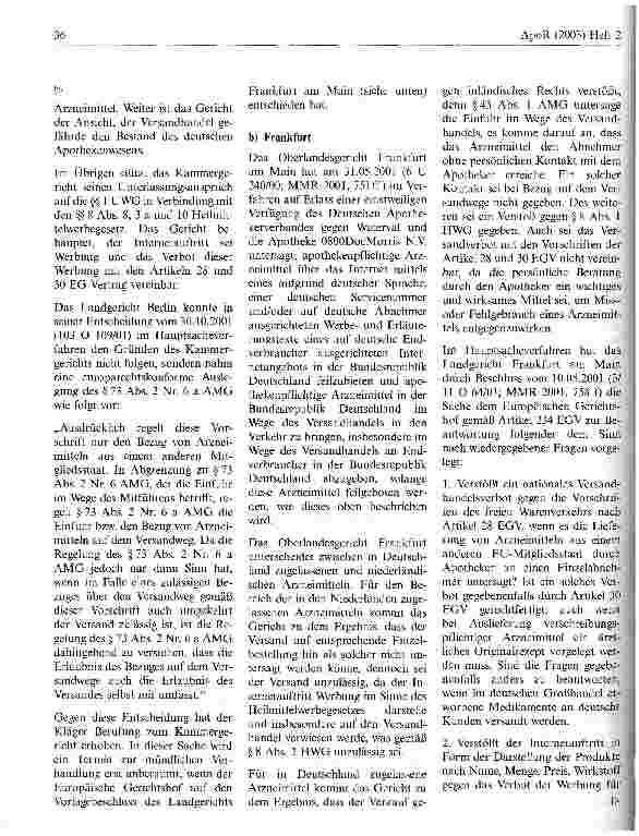 Vorschauseite 3: Arzneimittelversand aus der niederländischen Apotheke 0800DocMorris N.V.nach Deutschland