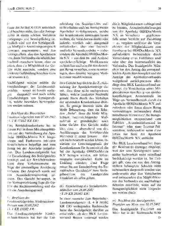 Vorschauseite 6: Arzneimittelversand aus der niederländischen Apotheke 0800DocMorris N.V.nach Deutschland