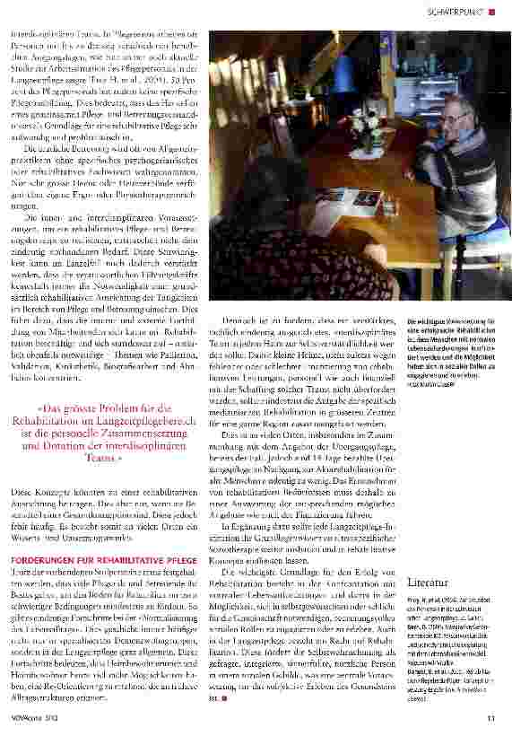 Vorschauseite 3: Das Recht auf Rehabilitation in der Langzeitpflege