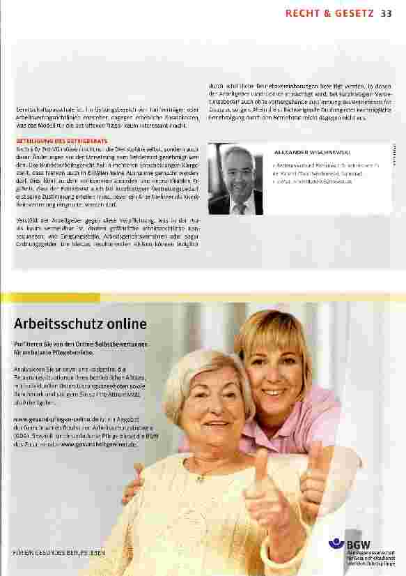 Vorschauseite 2: Müssen Pflegekräfte kurzfristig einspringen?