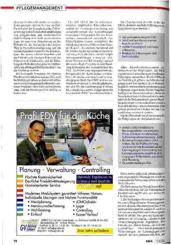 Vorschauseite 3: Sozialdienst: Auf dem Weg zu Prozesskostenrechnung und Benchmarking