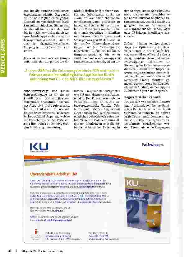 Vorschauseite 3: Medical-Apps auf dem Vormarsch