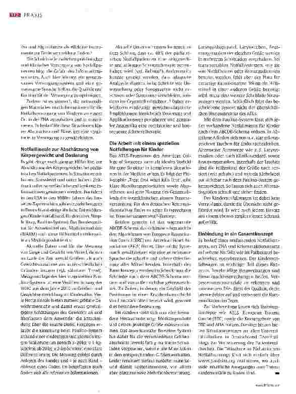 Vorschauseite 3: Kinder in der ZNA