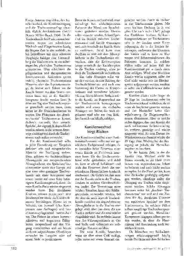 Vorschauseite 3: TRACHEOTOMIERTE PATIENTEN SICHER VERSORGEN