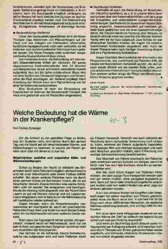 Vorschauseite 2: Die Therapie durch ausund ableitende Verfahren