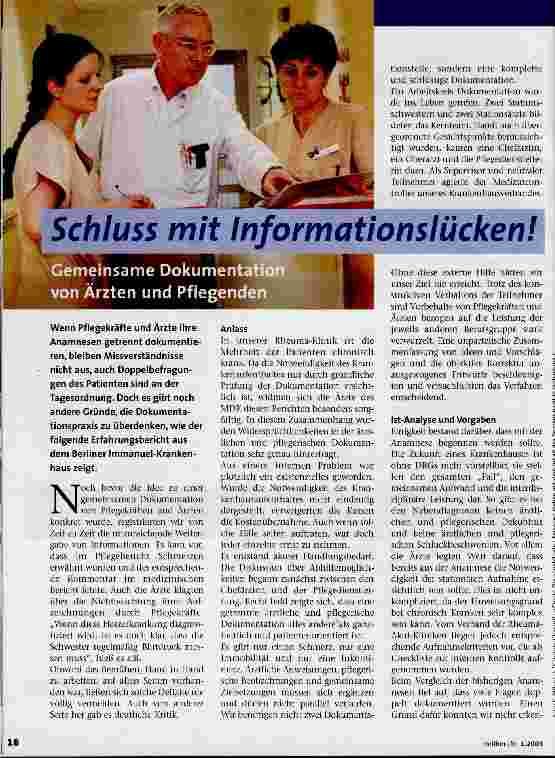 Vorschauseite 1: Schluss mit Informationslücken!