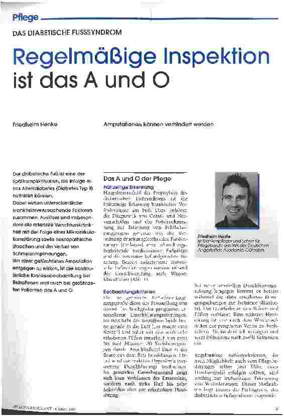 Vorschauseite 1: Regelmäßige Inspektion ist das A und O