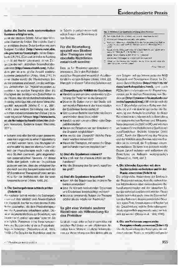 Vorschauseite 4: Das Konzept der evidenzbasierten Praxis (Teil 1)