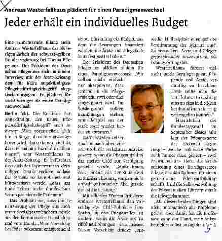 Vorschauseite 1: Jeder erhält ein individuelles Budget