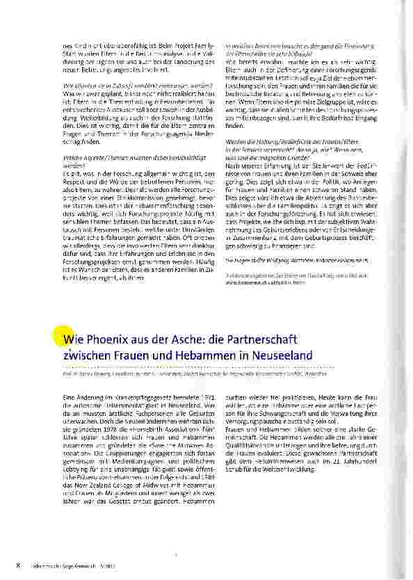 Vorschauseite 3: Fragen an die Praxis, die Lehre und die Forschung