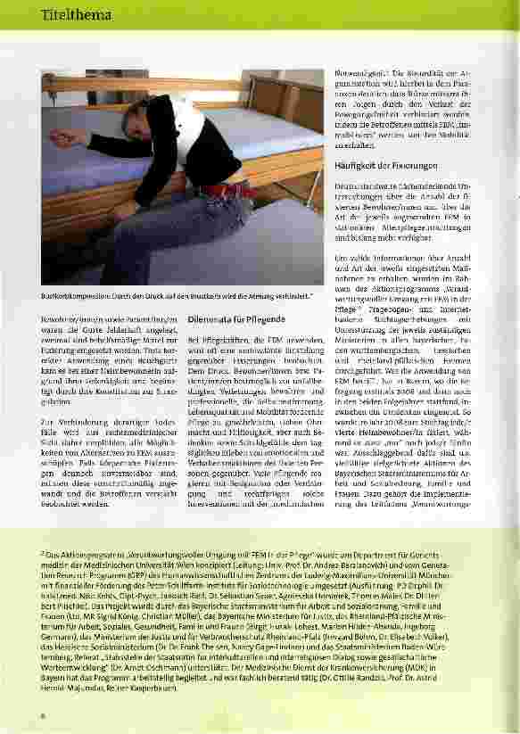 Vorschauseite 3: Freiheitsentziehende Maßnahmen