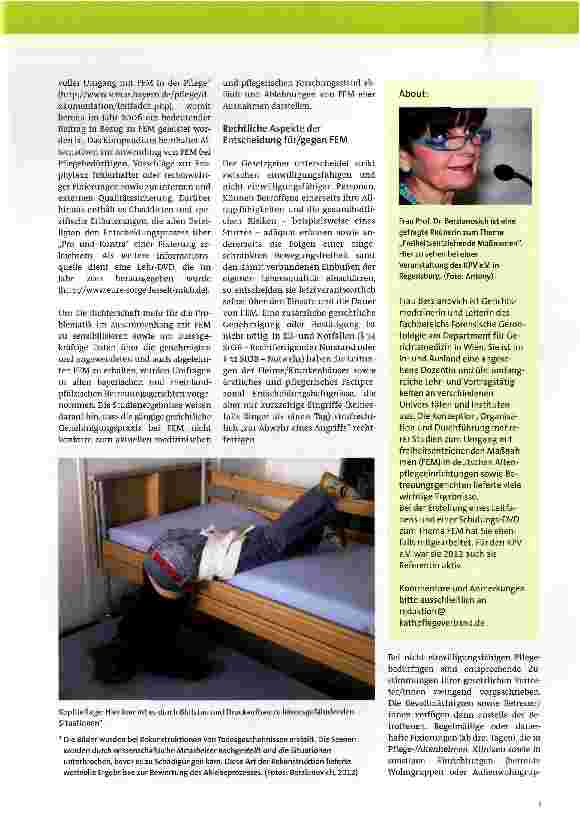 Vorschauseite 4: Freiheitsentziehende Maßnahmen