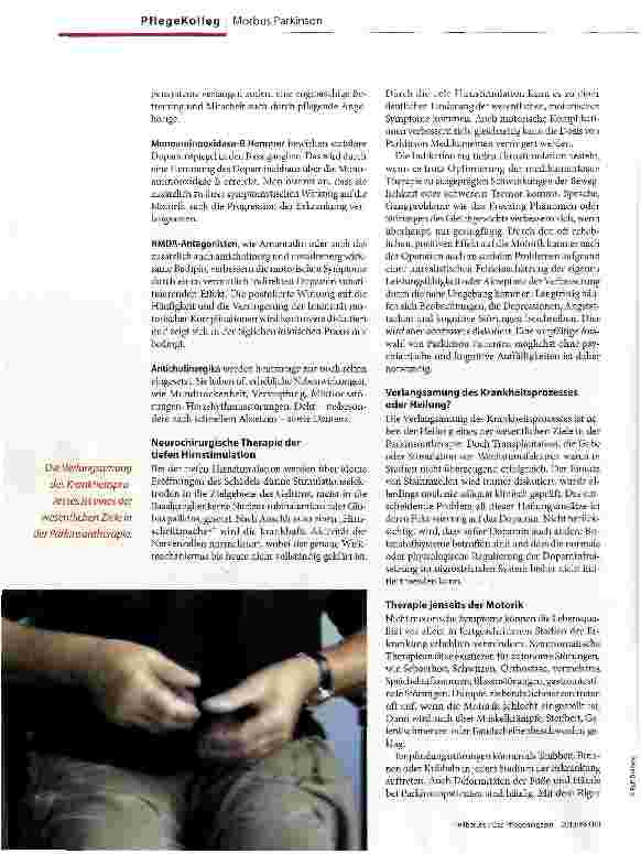 Vorschauseite 3: Morbus Parkinson - Erkennen und richtig behandeln