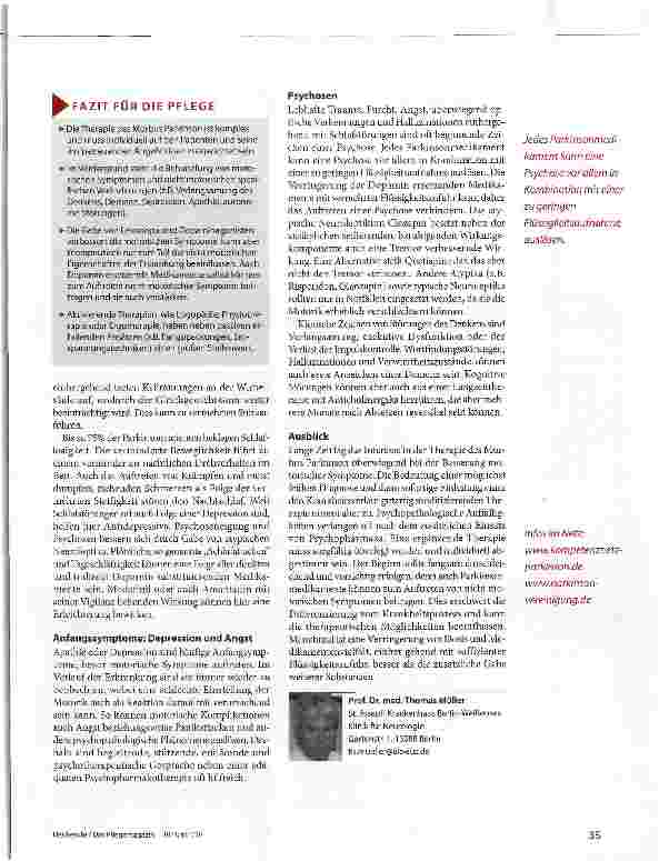 Vorschauseite 4: Morbus Parkinson - Erkennen und richtig behandeln