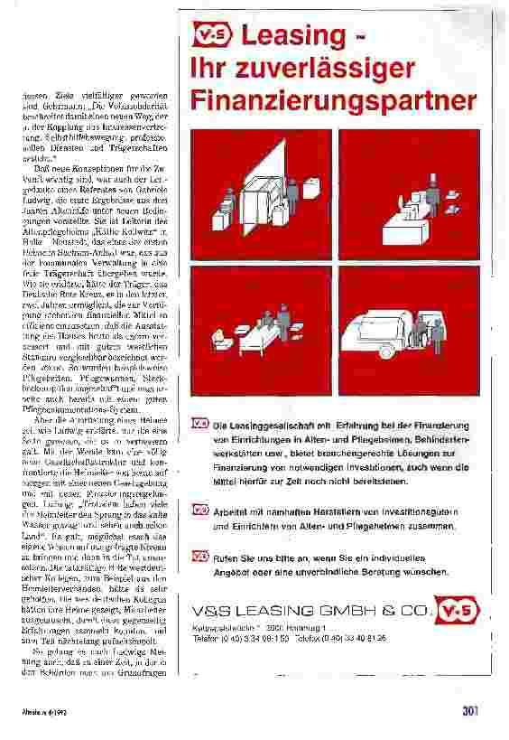 Vorschauseite 6: Altenhilfe auf Emanzipationskurs Altenpflege 93 zeigte: Professionalität nimmt zu