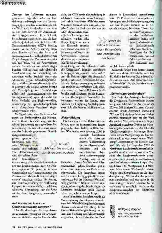 Vorschauseite 2: Rationierung oder Qualität?