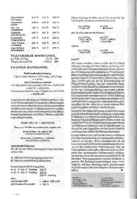 Vorschauseite 4: Ermittlung der Kosten des pflegerischen Leistungsaufwandes als Bestand teil diagnosebezogener Fallpauschalen