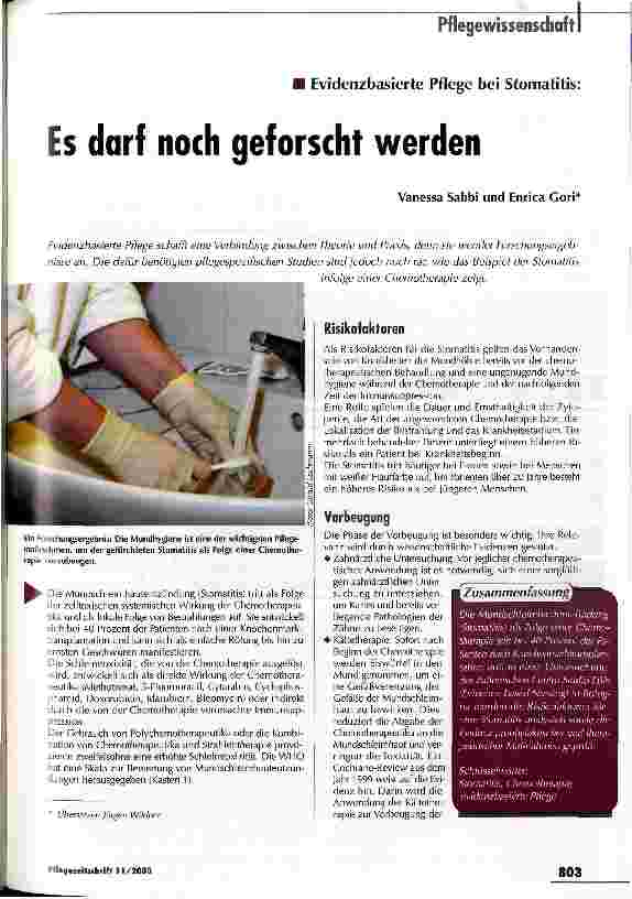 Vorschauseite 1: Es darf noch geforscht werden
