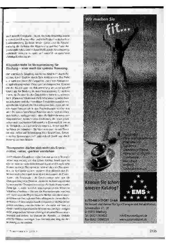 Vorschauseite 3: Berühren und Berührt-Werden in der Therapie