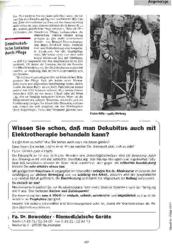 Vorschauseite 3: Frauensache Die Rolle der Frau in der Häuslichen Pflege
