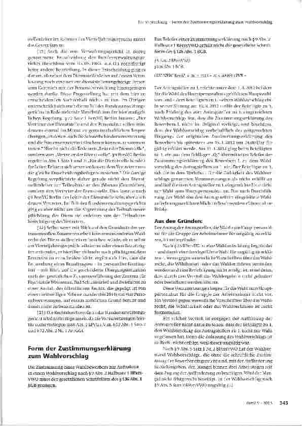 Vorschauseite 3: Keine persönliche Teilnahme am Vierteljahresgespräch § 66 Abs. 1 LPVG verpflichtet den Leiter der Dienststelle