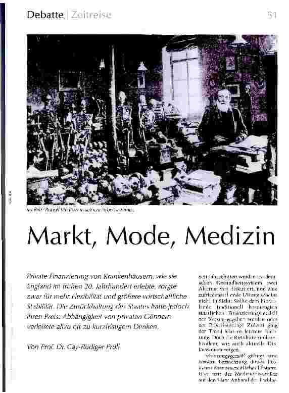 Vorschauseite 1: Markt, Mode, Medizin
