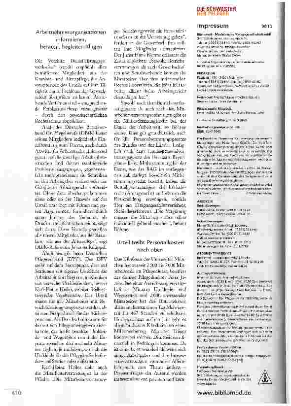 Vorschauseite 3: Die Arbeitszeit beginnt in der Umkleidemeistens