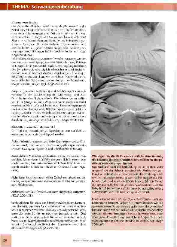 Vorschauseite 5: Rauchfrei in der Schwangerschaft Bausteine einer erfolgreichen Beratung