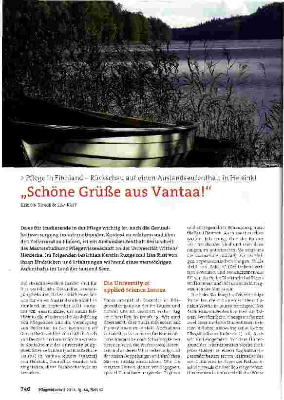 Vorschauseite 1: Schöne Grüße aus Vantaa
