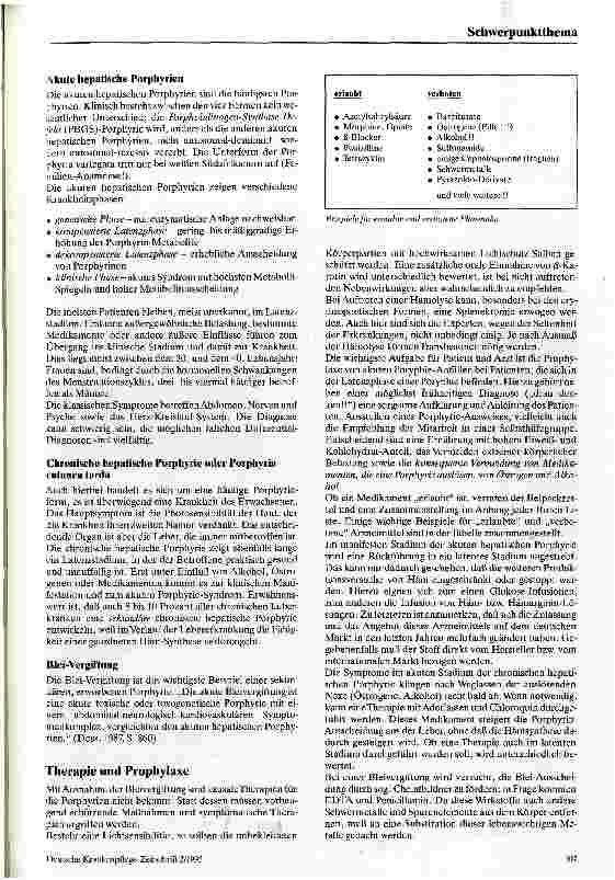 Vorschauseite 4: Porphyrien