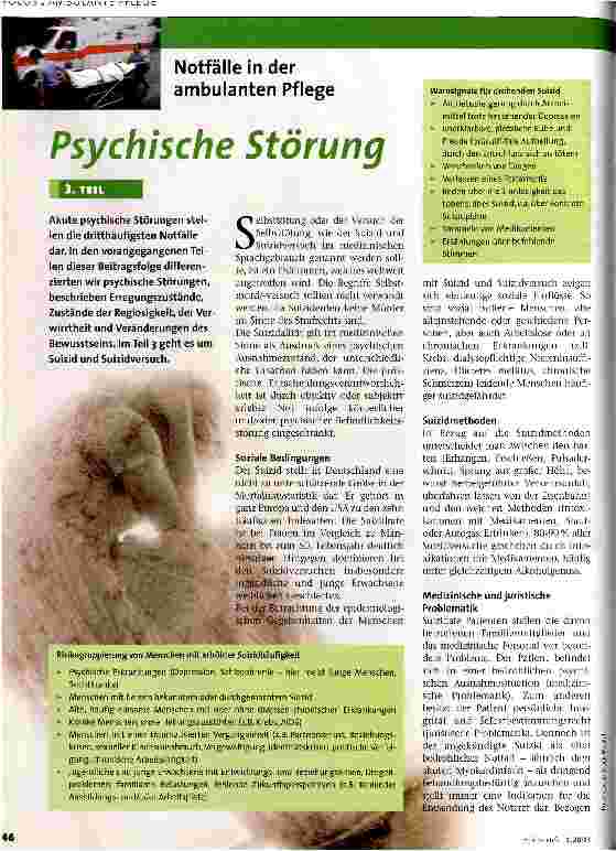 Vorschauseite 1: Psychische Störung Teil 3