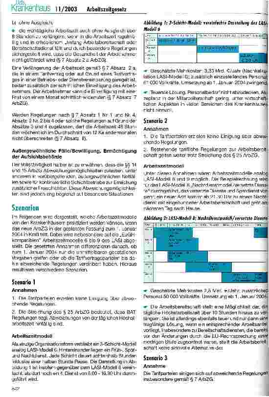 Vorschauseite 2: Die geplante Änderung des Arbeitszeitgesetzes und ihre Konsequenzen