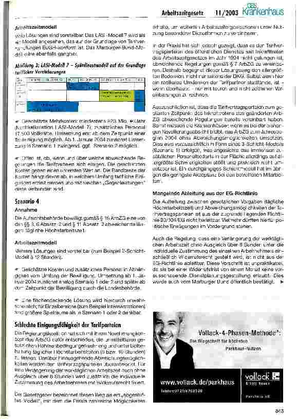 Vorschauseite 3: Die geplante Änderung des Arbeitszeitgesetzes und ihre Konsequenzen