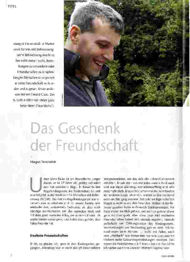 Vorschauseite 1: Das Geschenk der Freundschaft