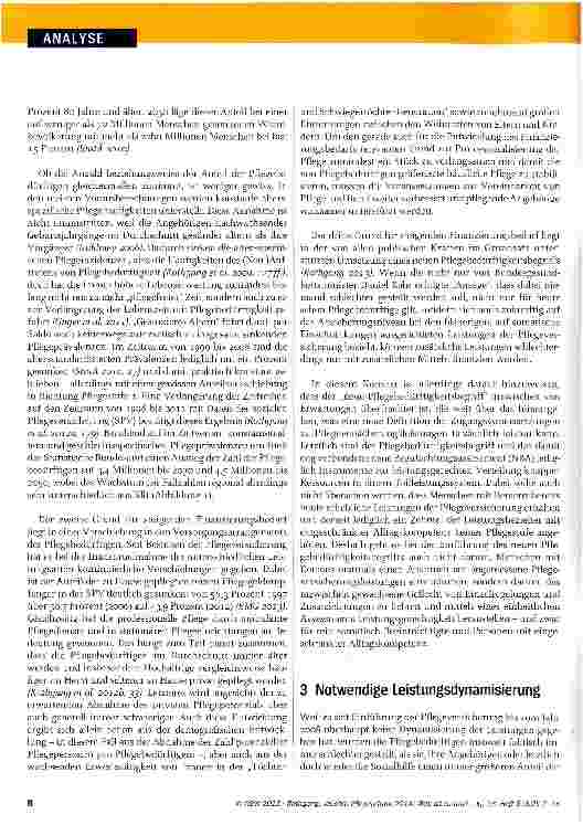 Vorschauseite 2: Pflegereform 2014: Was ist zu tun?