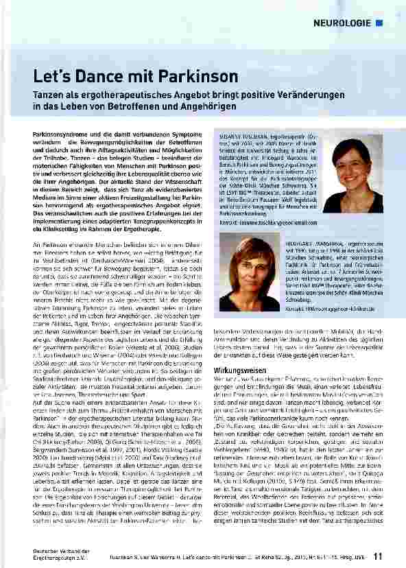 Vorschauseite 1: Let s Dance mit Parkinson