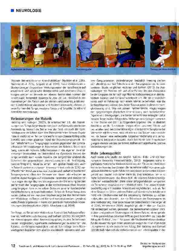 Vorschauseite 2: Let s Dance mit Parkinson